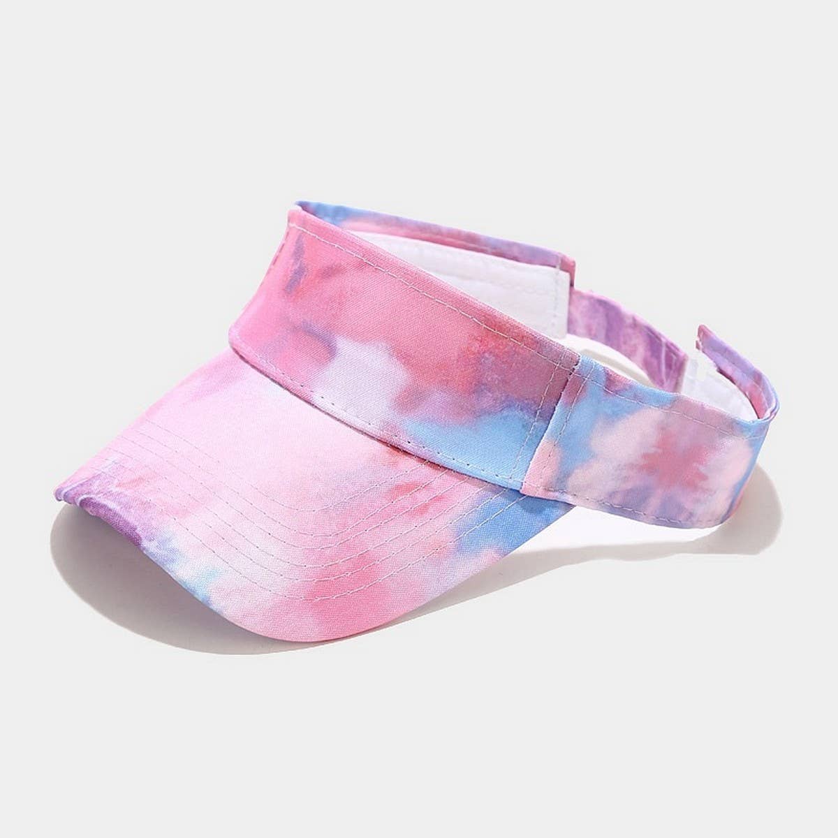 Tie-Dye Visor Hat -Sunshade Cap for Spring/Summer_CWAH3296