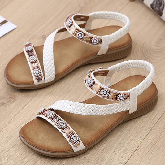 CASUAL ANTI SKID FASHION RHINESTONE SANDALS_CWSHS0541