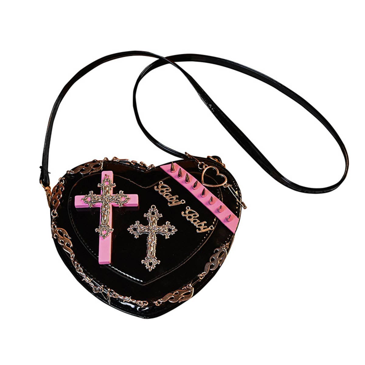 Retro single-shoulder trendy crossbody bag