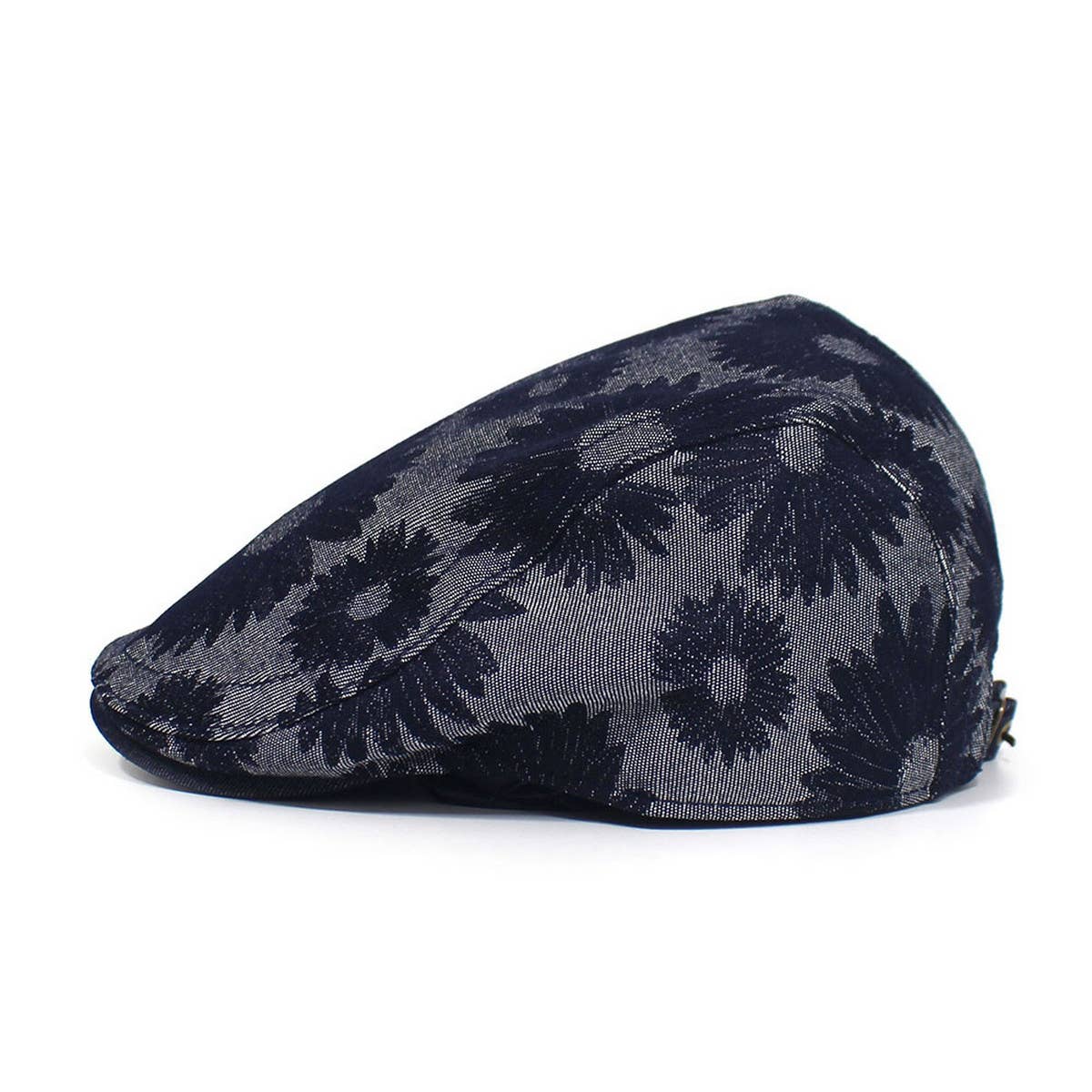 FASHION PRINT ADJUSTABLE FLORAL BERET_CWAB2917