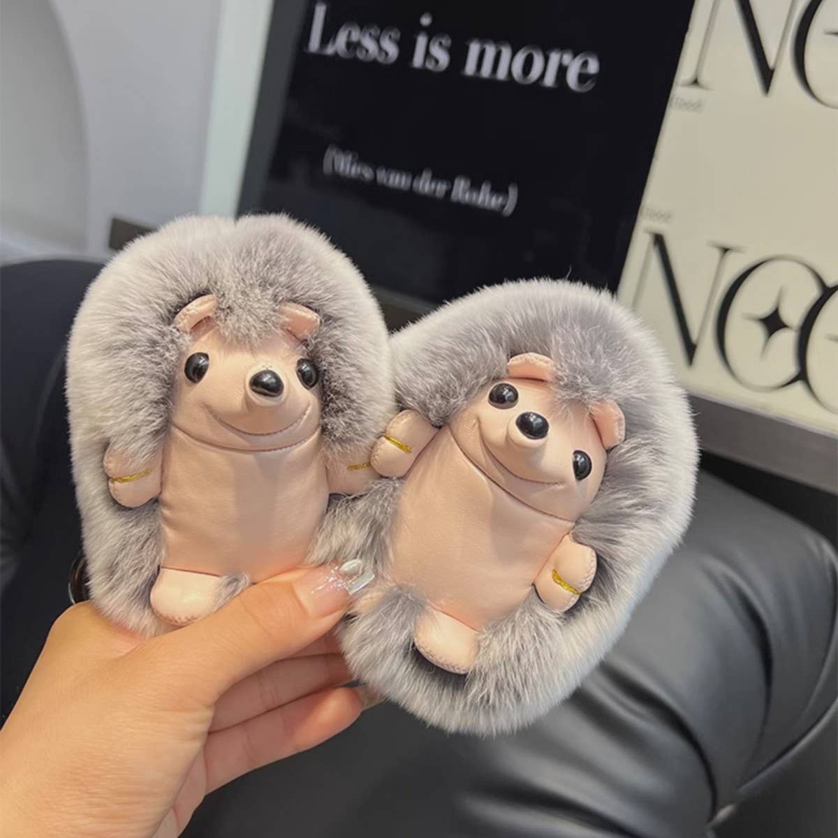CUTE LITTLE HEDGEHOG CAR KEYCHAIN BAG PENDANT