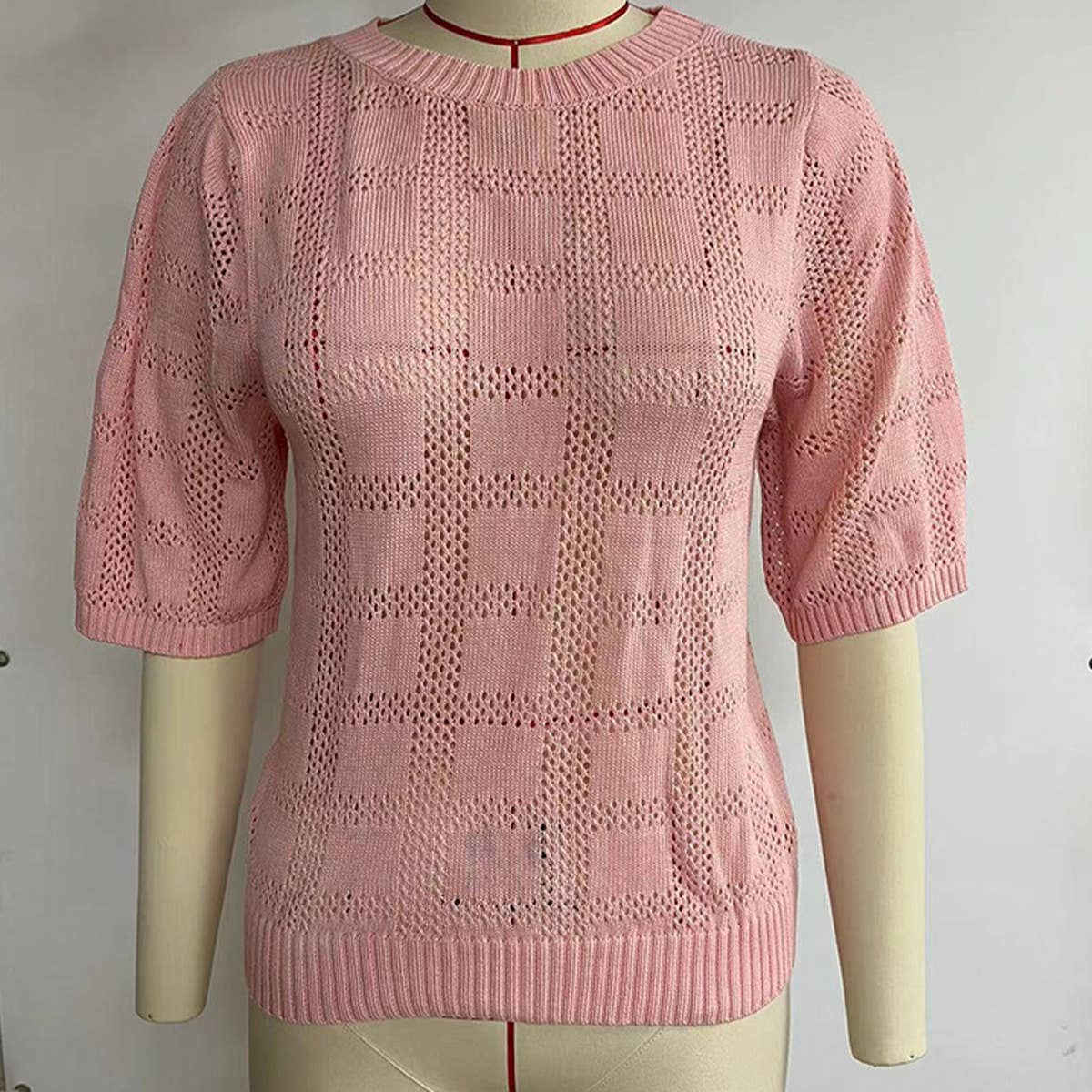 Hollow sun protection knitted sweater cover