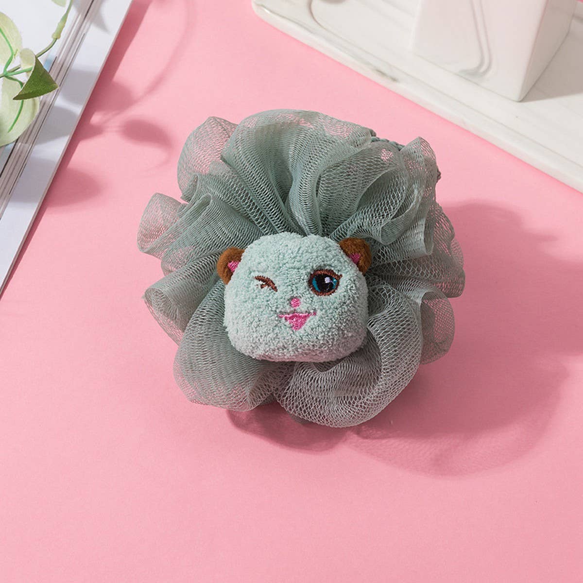 CWMM8750_CARTOON ANIMALS CUTE BATH BACK SCRUB BATH FLOWER