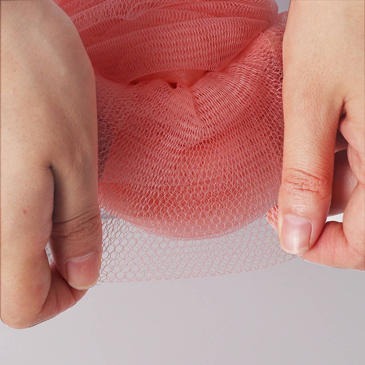 BATH POUF50G LARGE LANTERN BATH FLOWER BATH BALL_CWMM3389