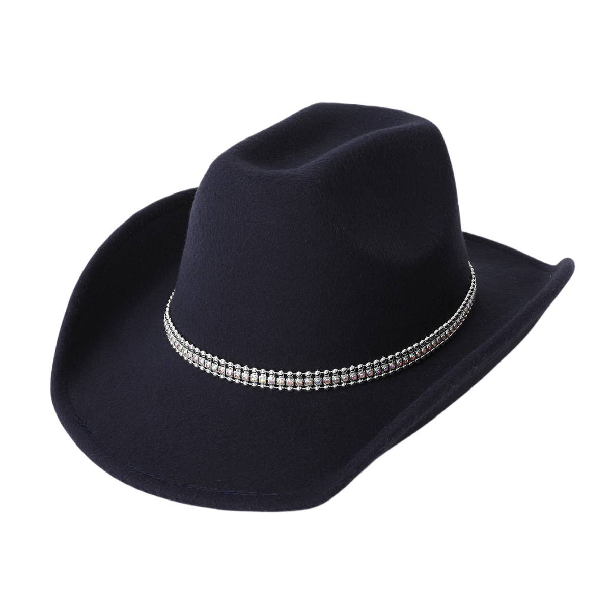 Felt Western Cowboy Hat for Music Party Nights_CWAH3632