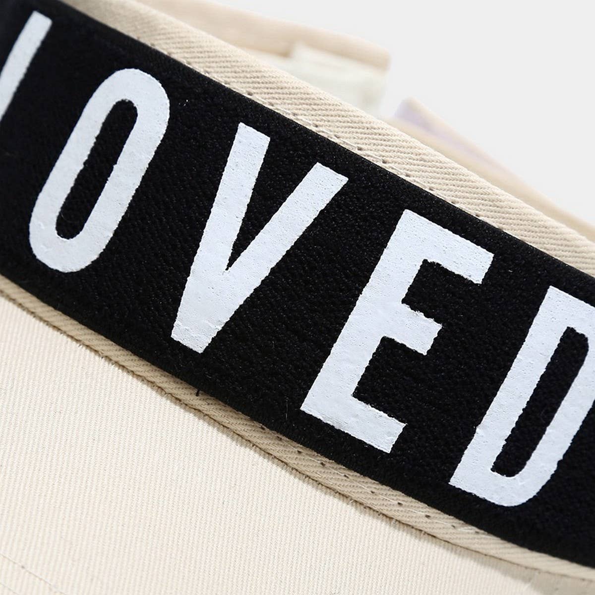 LOVED Printed Visor Cap -Summer Breathable Sun Hat_CWAH3312