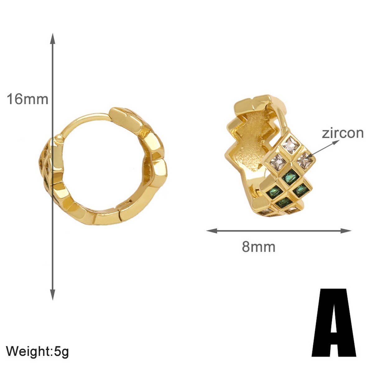 FASHIONABLE AND MINIMALIST GOLD-PLATED EARRINGS_CWAJE1024