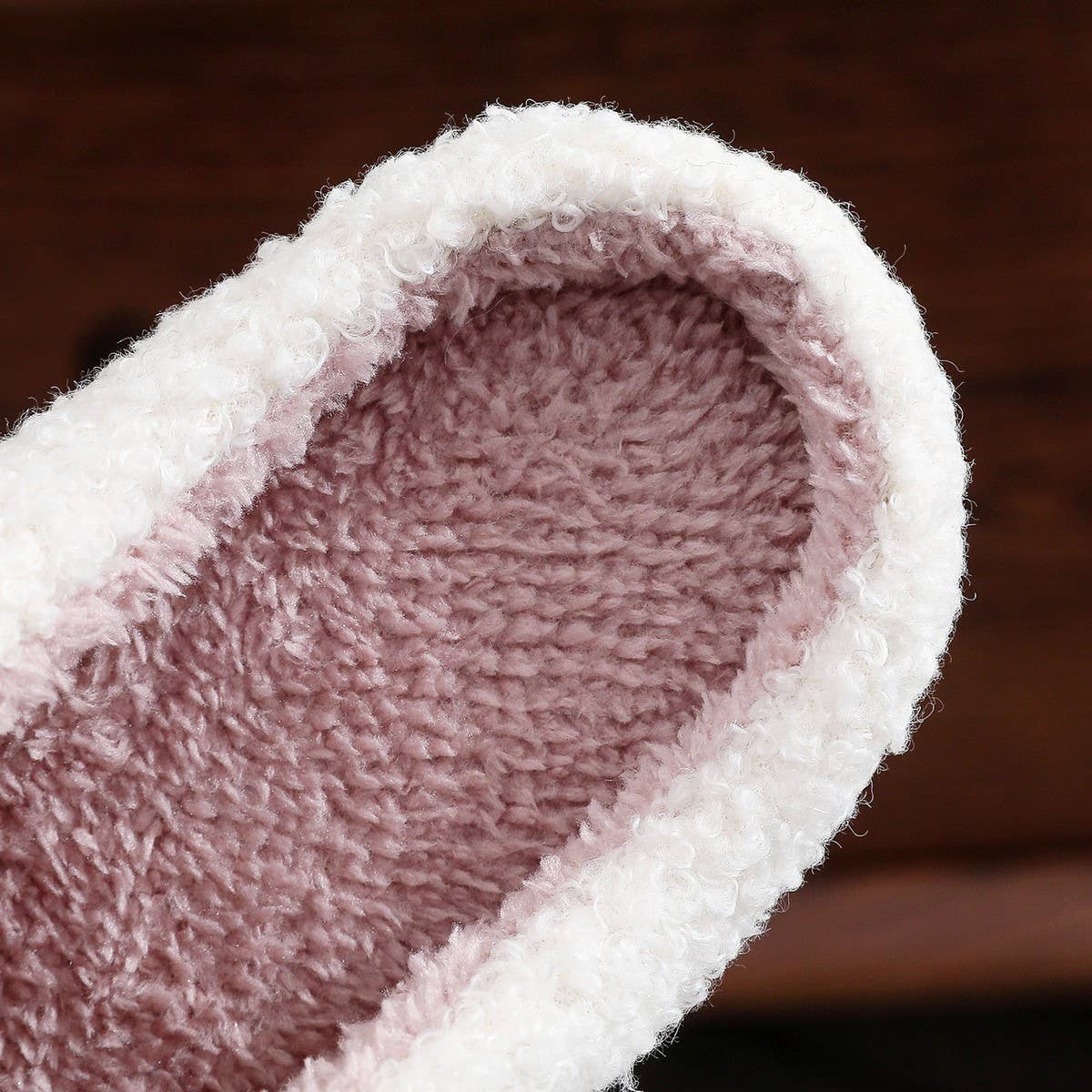 HOT STYLE LETTER PLUSH WARM COTTON SLIPPERS