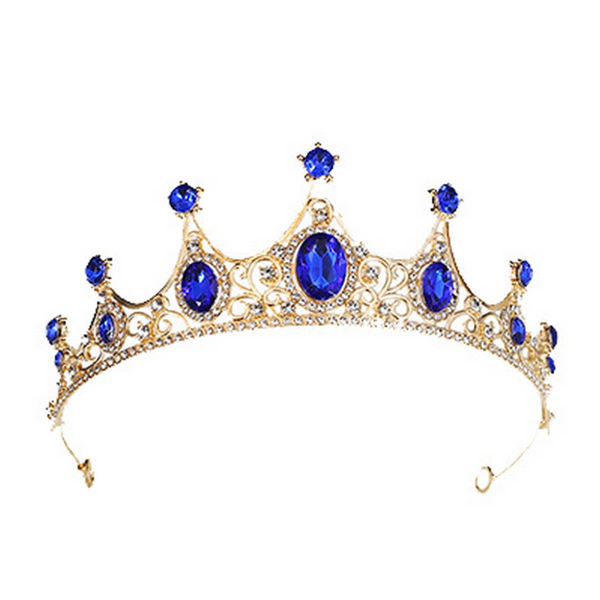 FASHION PRINCESS CROWN WEDDING CRYSTAL TIARAS_CWMM2017