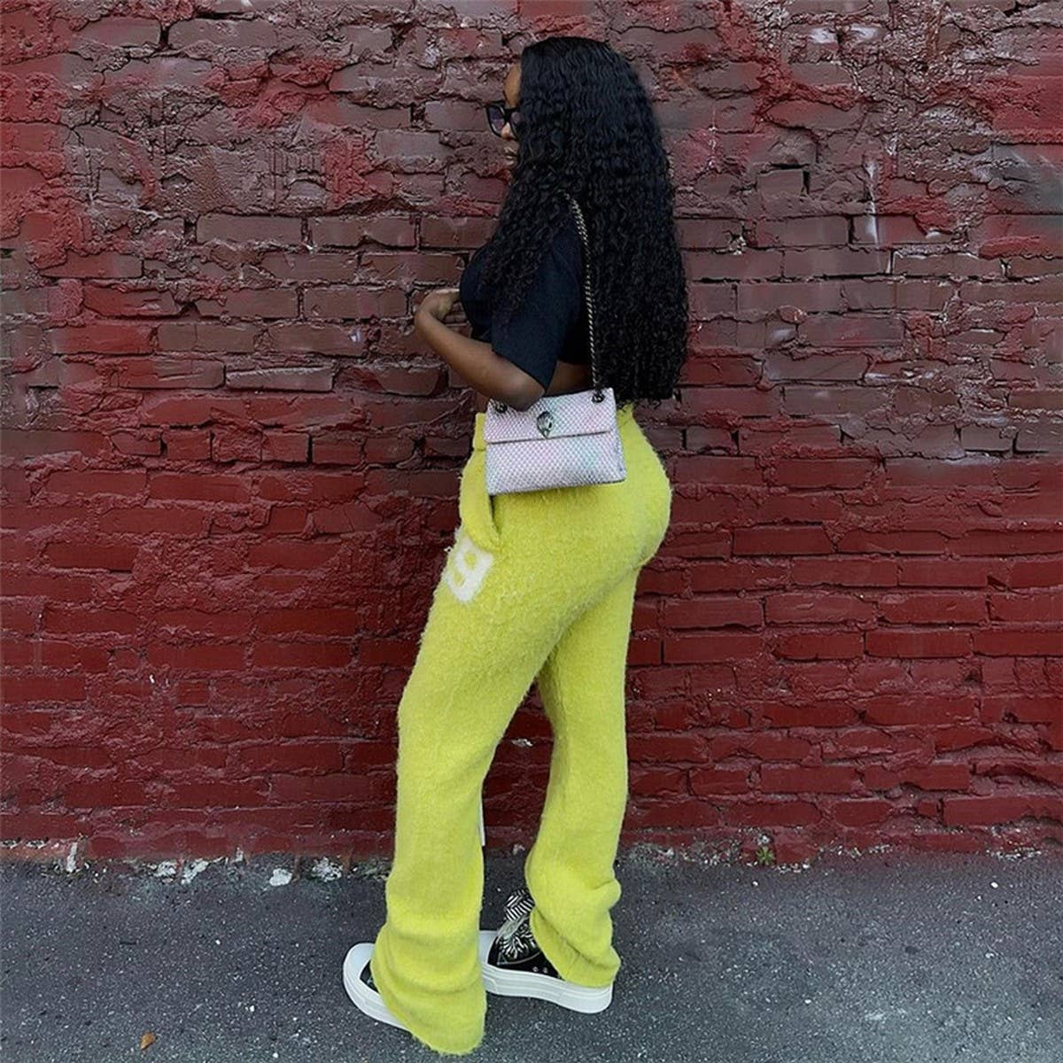 DRAWSTRING TIED HIGH WAISTED STRAIGHT LEG PANTS_CWBLP0526