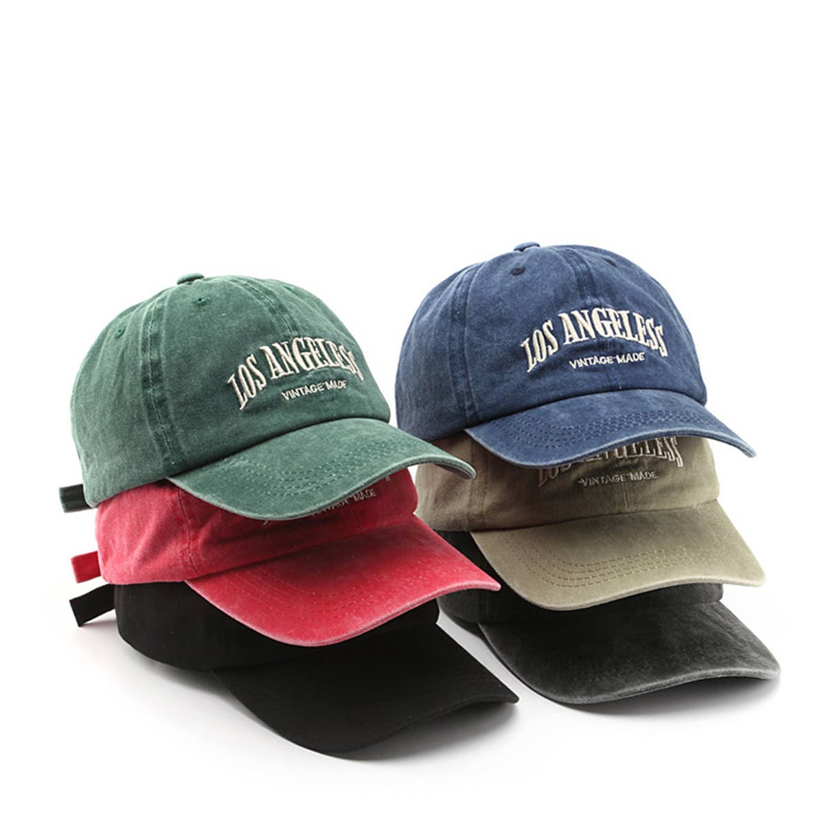 Washed Letter Embroidery Baseball Hat - Sun Hat CWAH1261