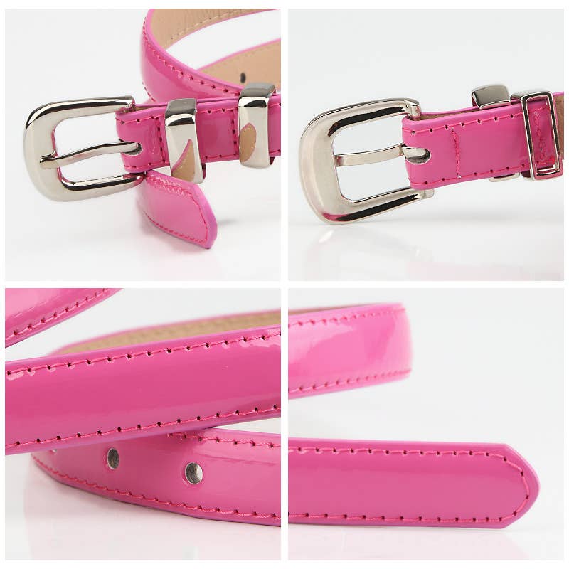 Simple and stylish belt with dopamine decoration
