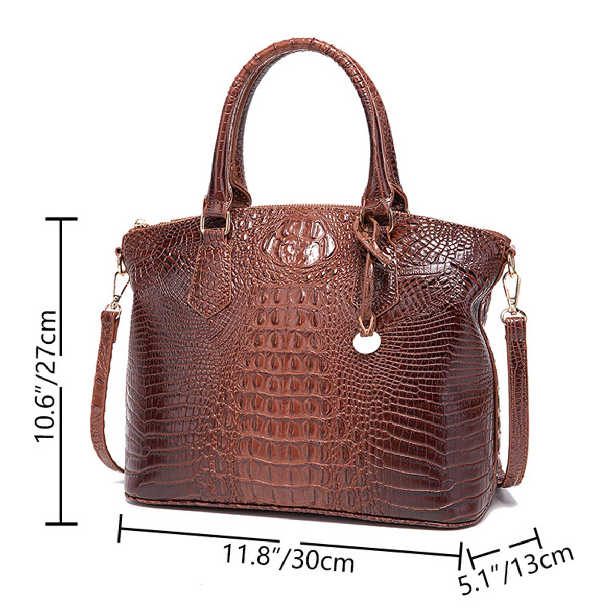 FASHION CROCODILE DESIGN HANDBAG SHELL BAG_CWAB0570