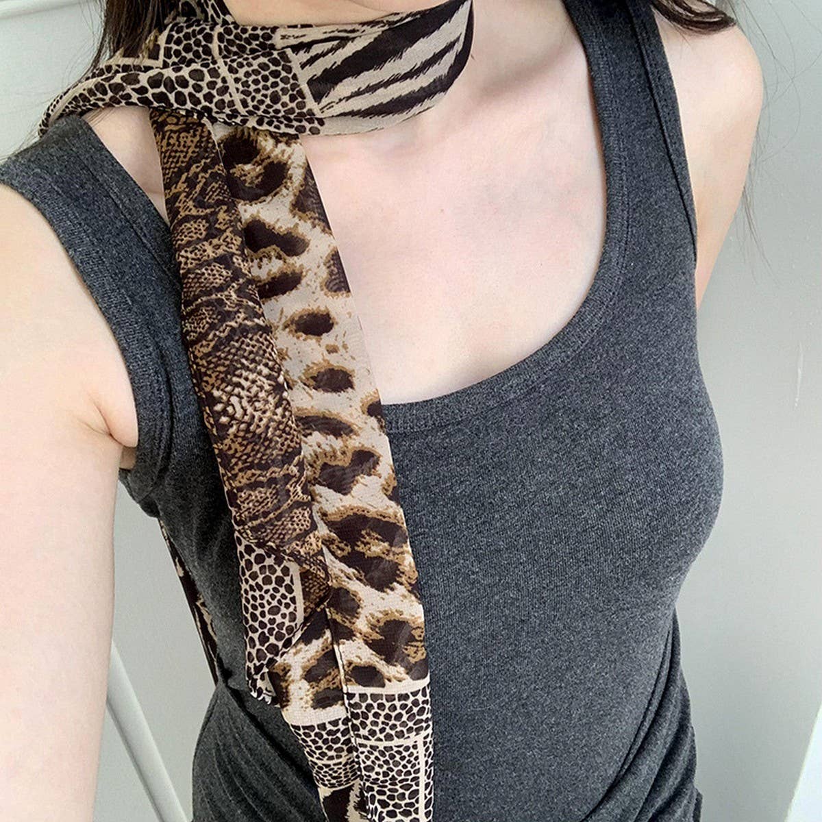 Chiffon Scarf-Versatile Neck Wrap & Hair Accessory