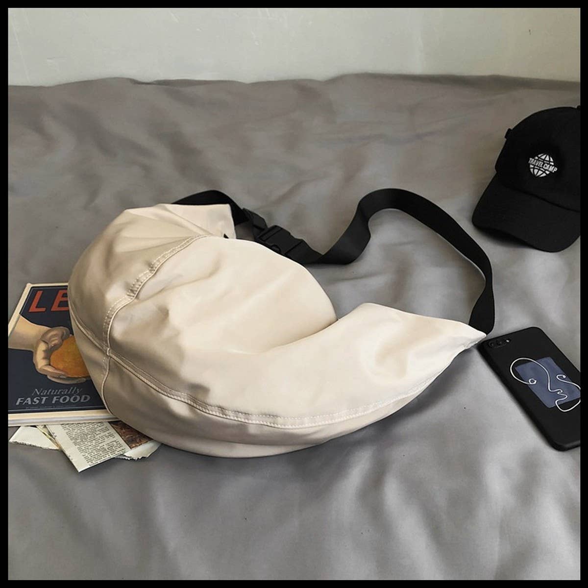 CWAB1961_SIMPLE RETRO CASUAL CROSSBODY BAG