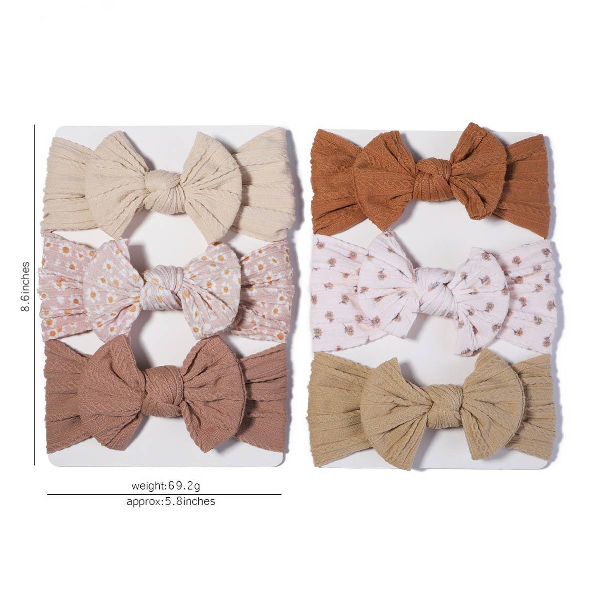 Baby Headband Set with Jacquard Bow_CWAHA6683