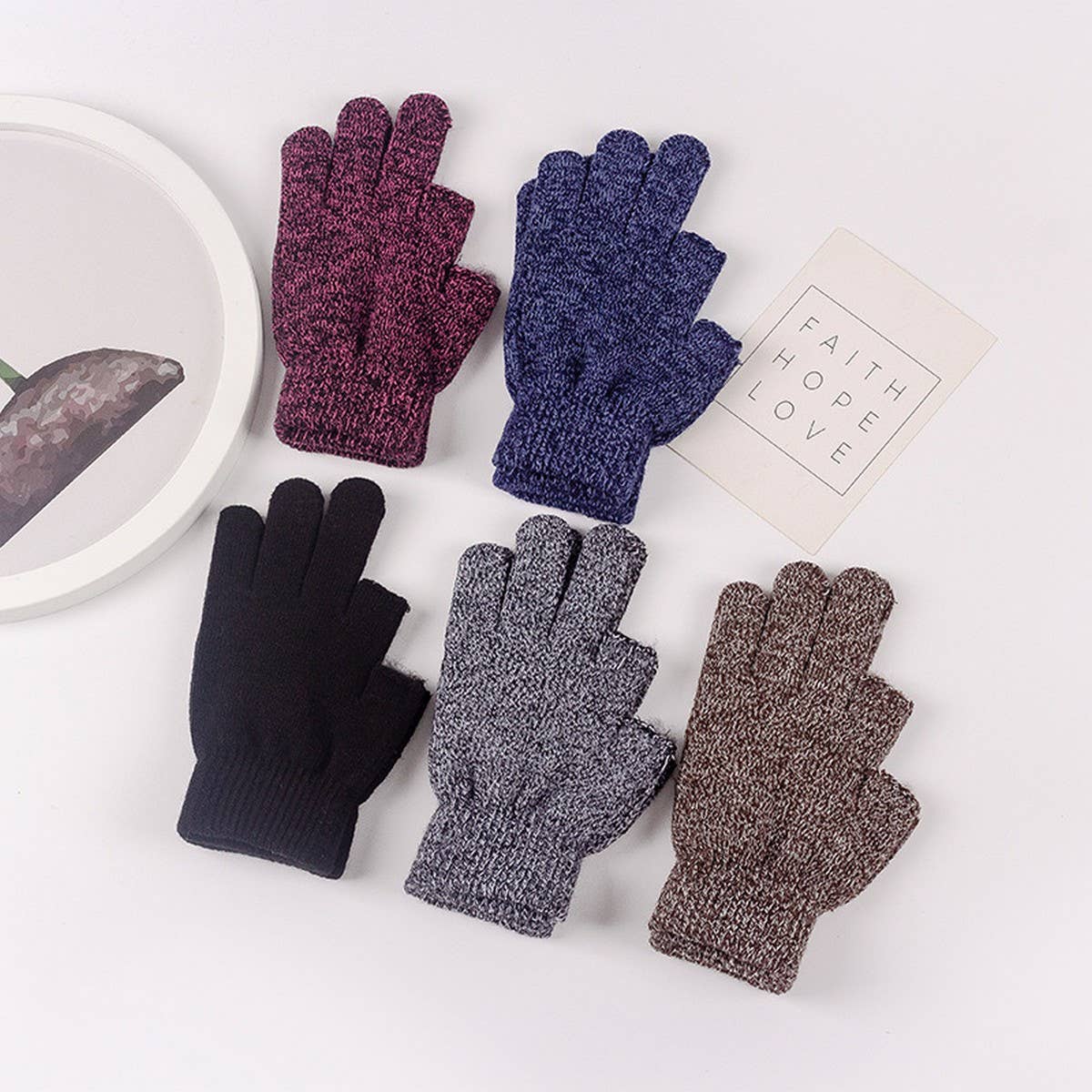 FISHING NON-SLIP TWO-FINGER TOUCH SCREEN GLOVES_CWAG0180