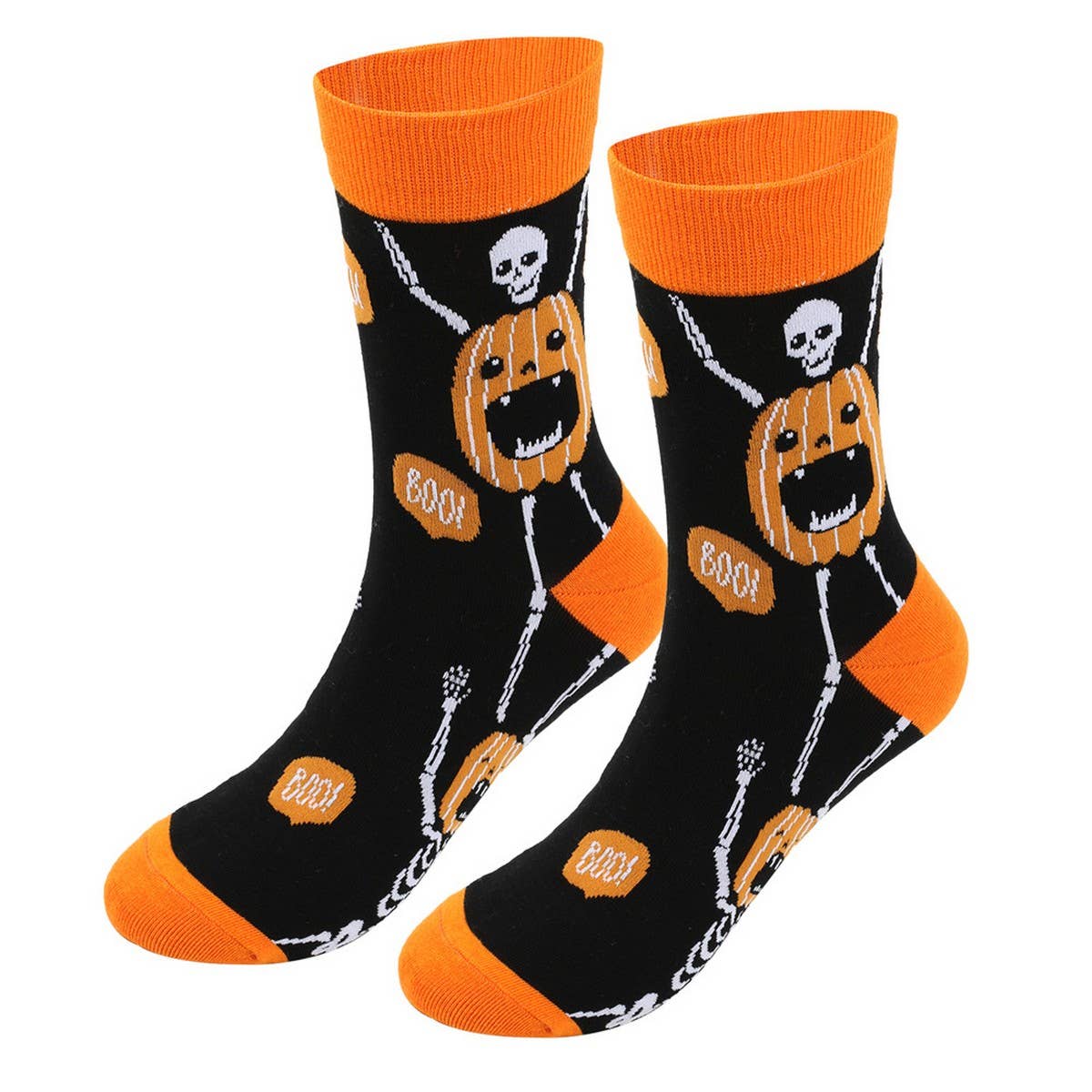 CWMS02720_HALLOWEEN PLUS SIZE CREW SOCKS