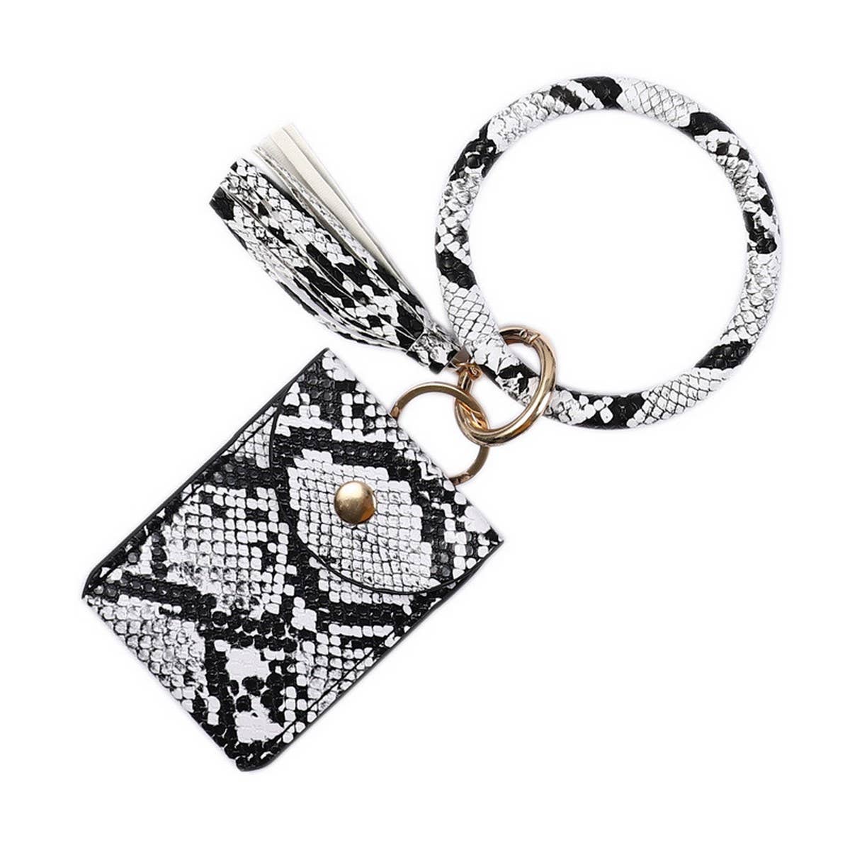 Personalized PU Keychain Bangle Wallet_CWAB5004