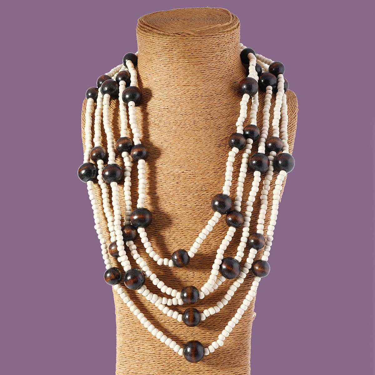 FASHIONABLE ETHNIC STYLE PURE BEADED NECKLACE