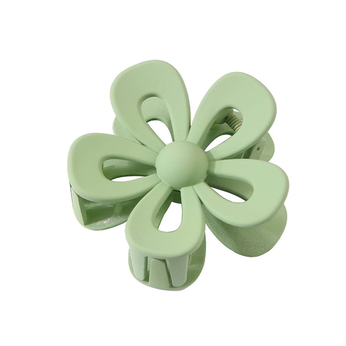 Matte Acrylic Flower Hair Claw Clip for Women_CWAHA0404