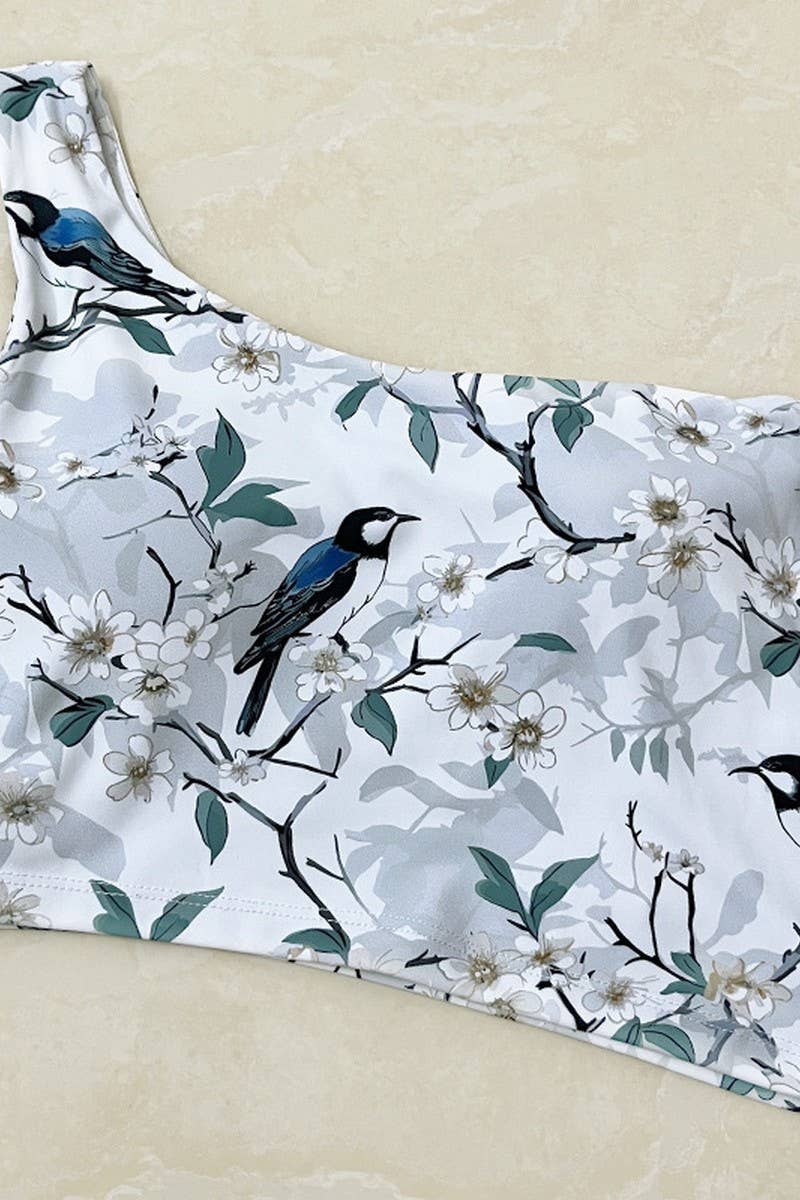 Cwttk1103_One Shoulder Shockproof Padded Yoga Sports Bra