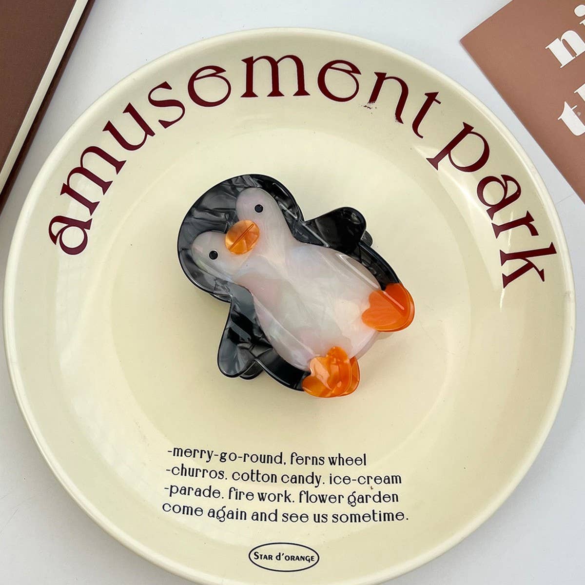 Cute Animal Acetate Claw Clip ? Cartoon Hair Grip