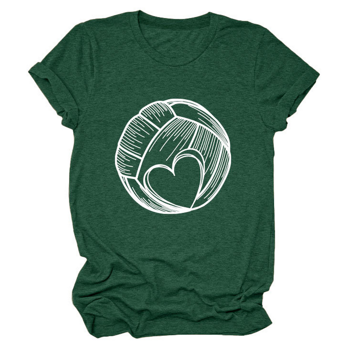 Love Football T-Shirt ? Casual Plus Size Top
