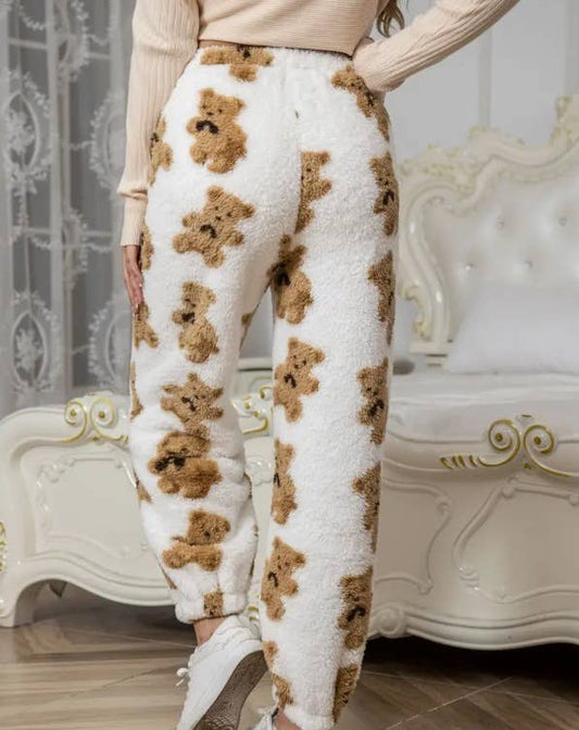 THICK FLANNEL BAGGY CORAL FLEECE PAJAMA PANTS