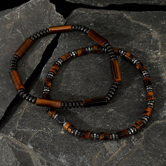 SEMI-PRECIOUS GEMSTONE BRACELETS FOR MEN