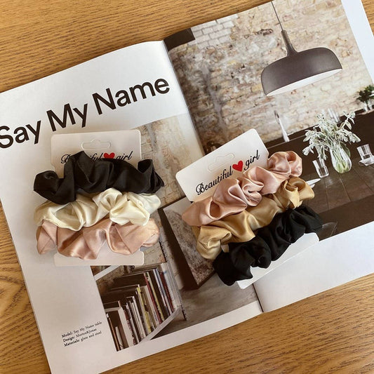 ELEGANT AND EXQUISITE FRENCH HAIR SCRUNCHIES