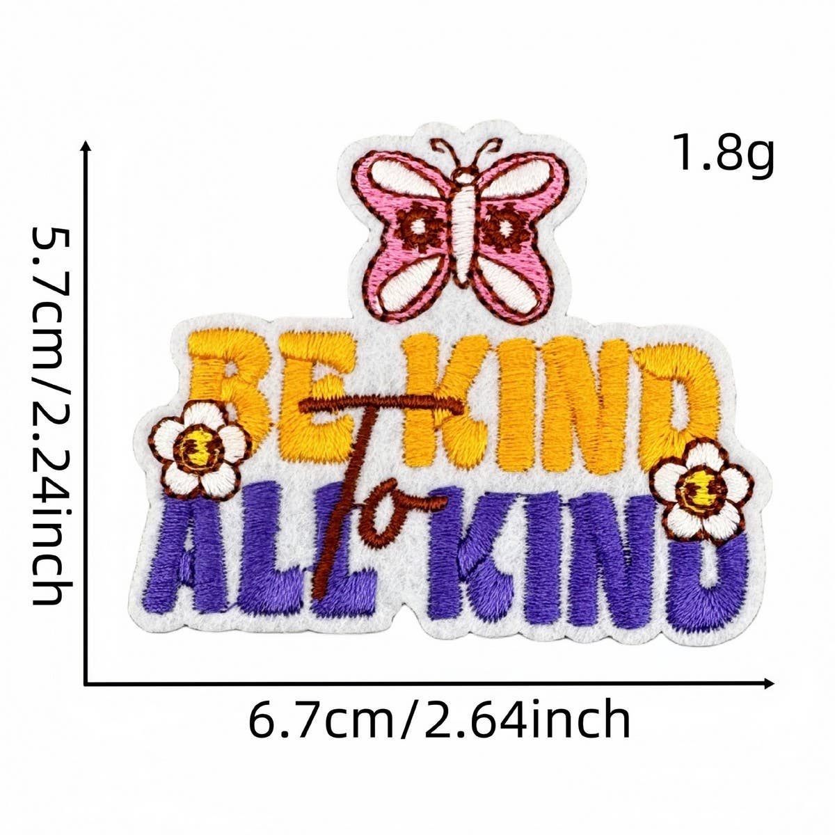 PERSONALIZED COLORFUL ENGLISH EMBROIDERY PATCH_CWMM4029