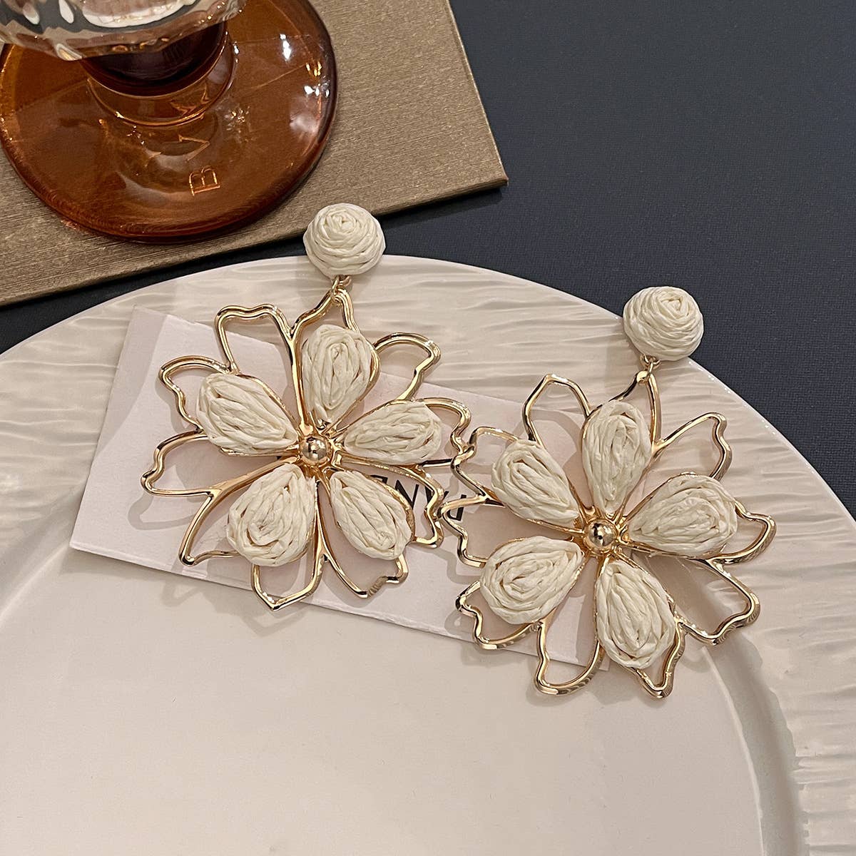 Dopamine vacation-style sweet earrings