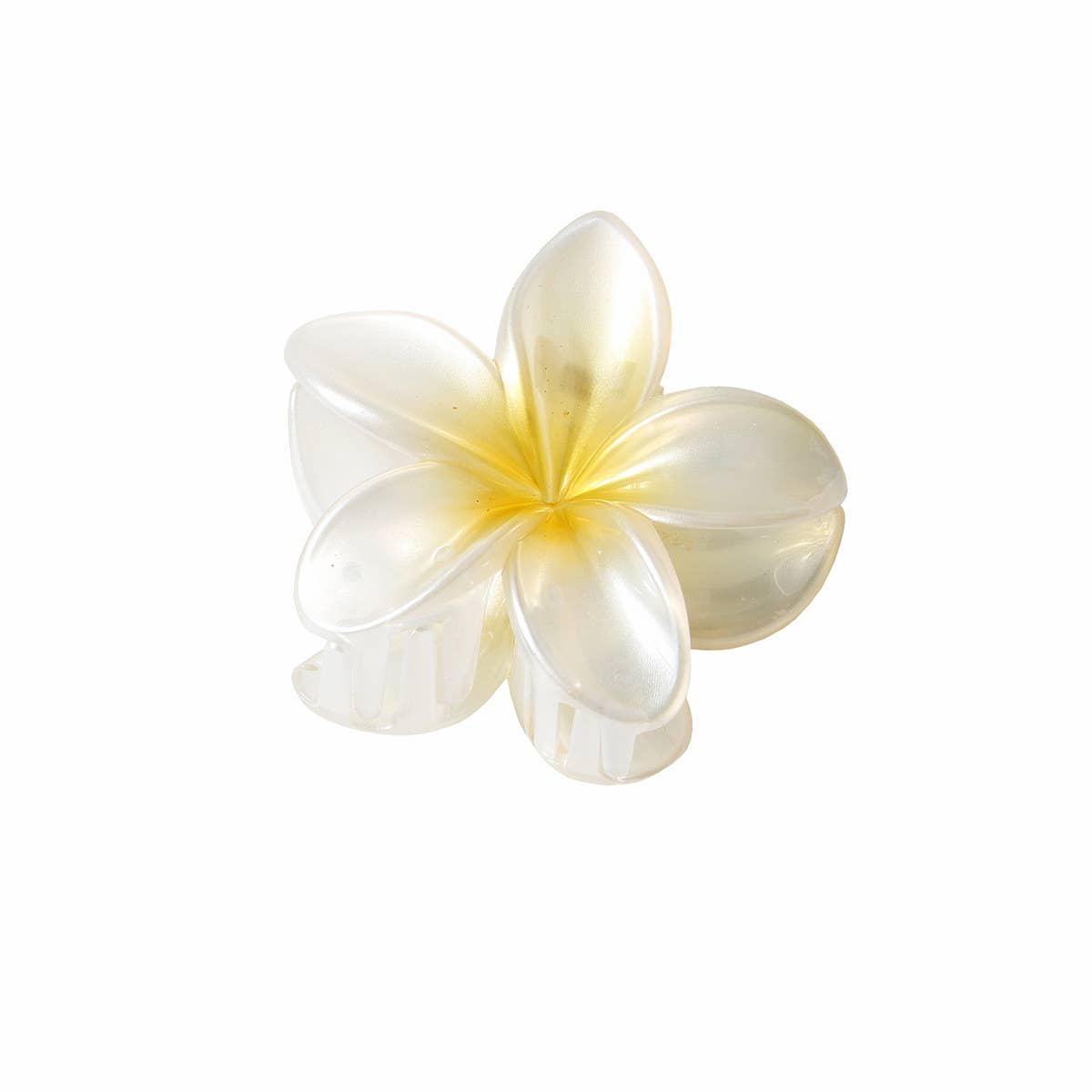 Pearlescent Flower Hair Claw - Gradient Chic Clip_CWAHA1044