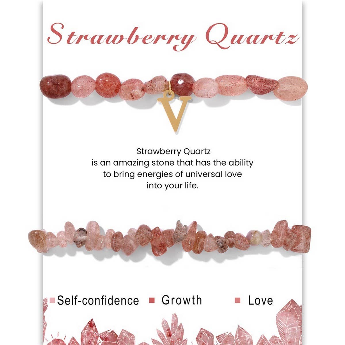 26 LETTERS IRREGULAR PENDANT BRACELET_CWAJE2105