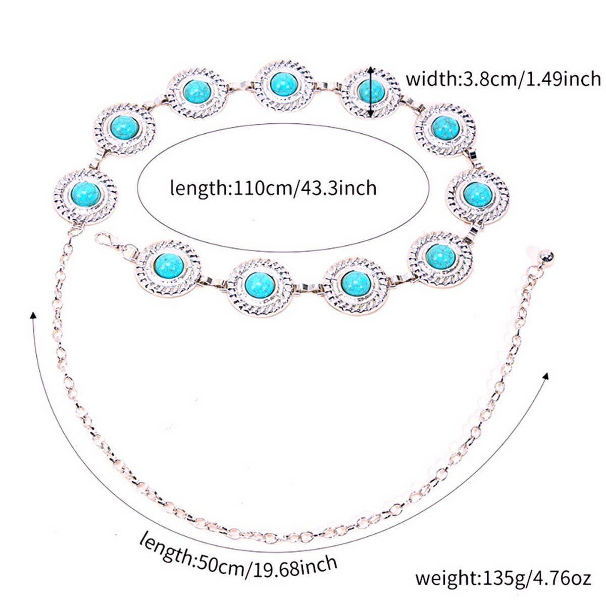 VINTAGE WOMEN'S FASHION WAIST CHAIN_CWABE0621