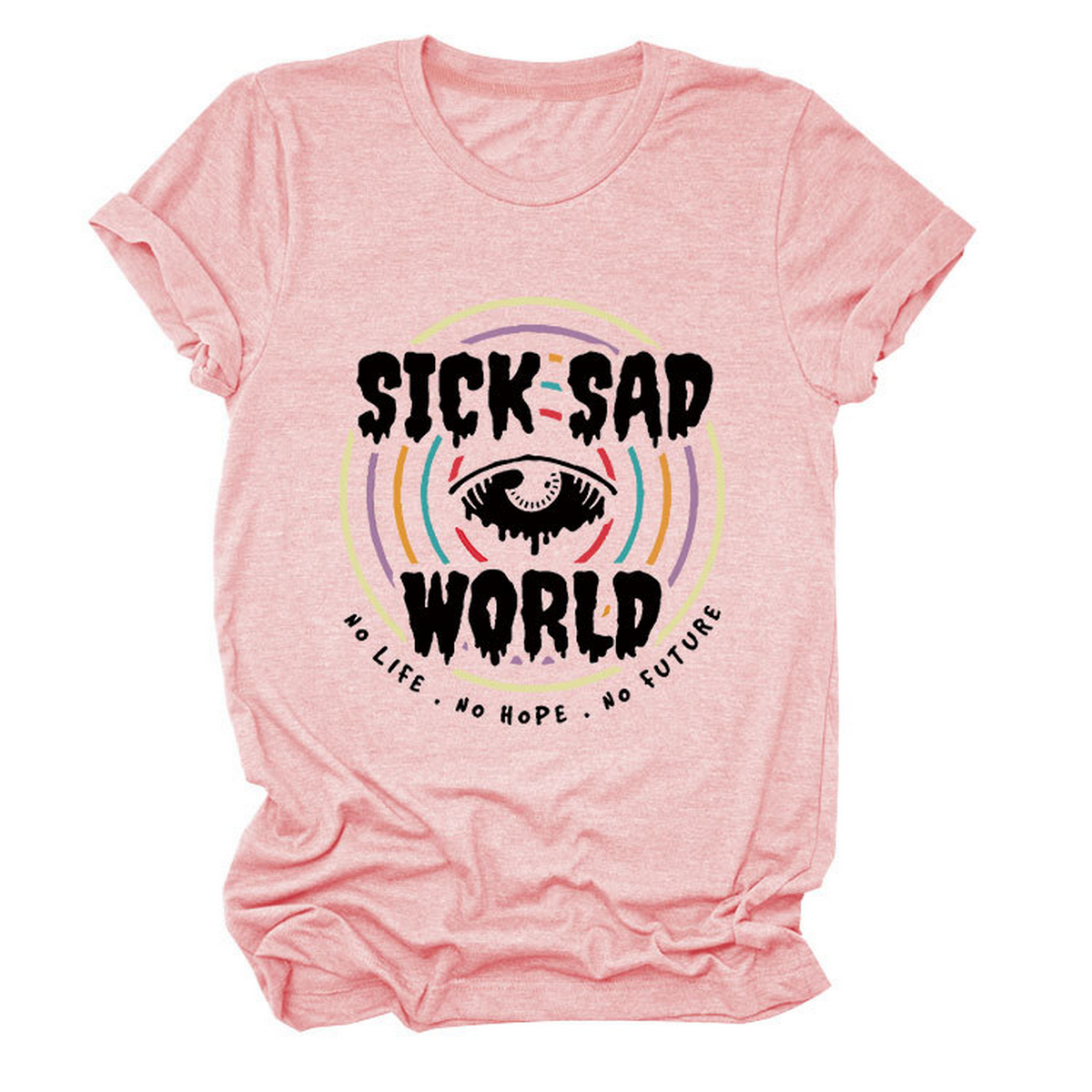 Simple Crew Neck Tee ??Comfortable Fit_CWTTS1532