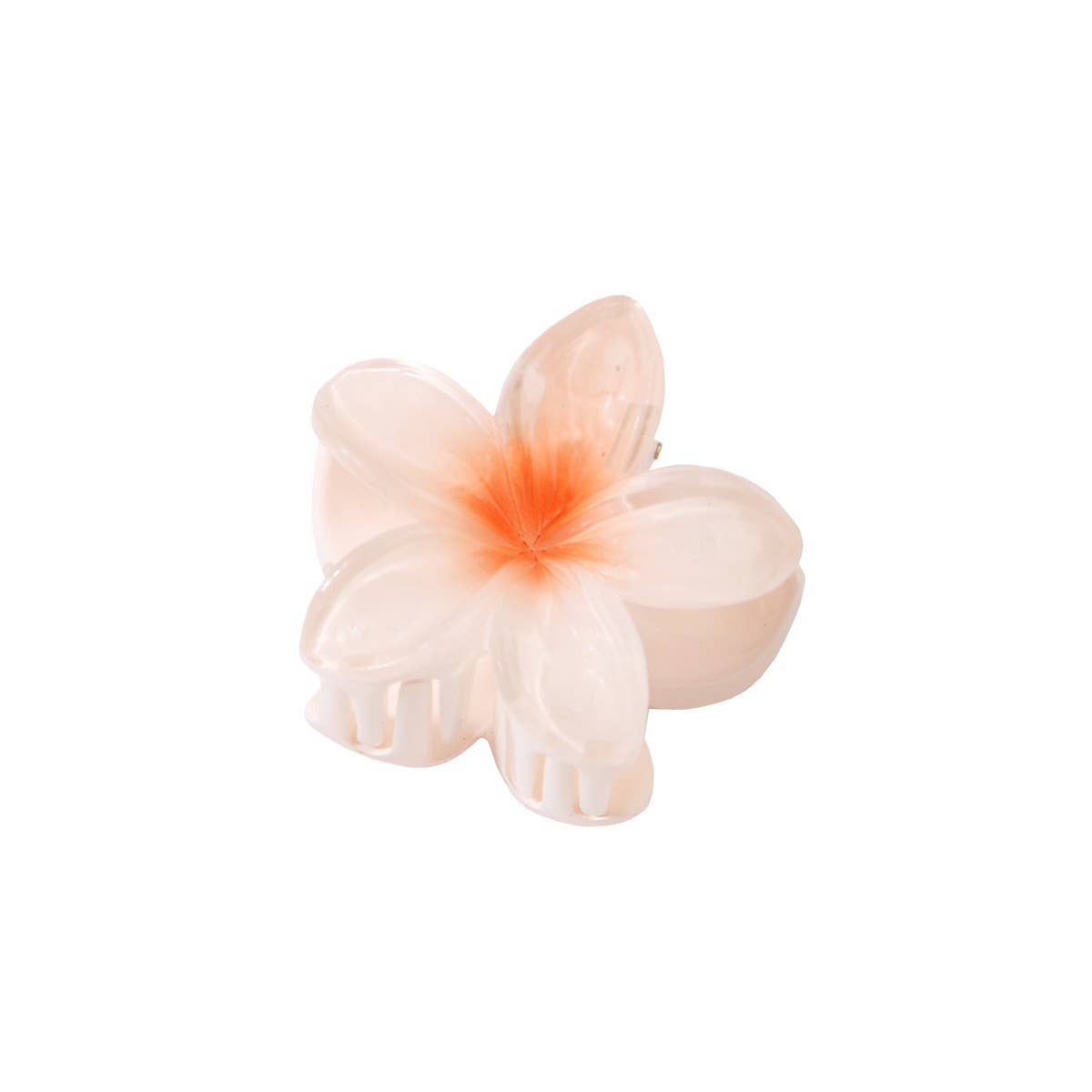 Candy Color Plumeria Hair Claw, Sweet Floral Clip_CWMM4985