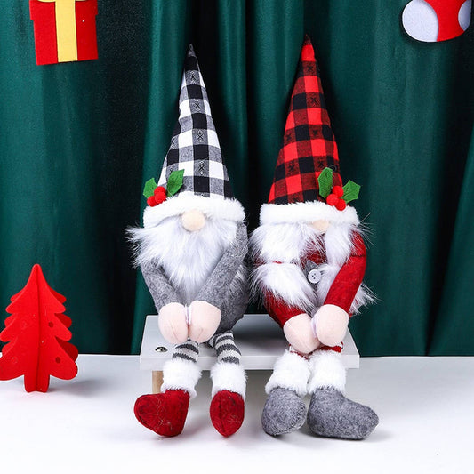 FOREST OLD MAN FACELESS DOLL CHRISTMAS DECORATION