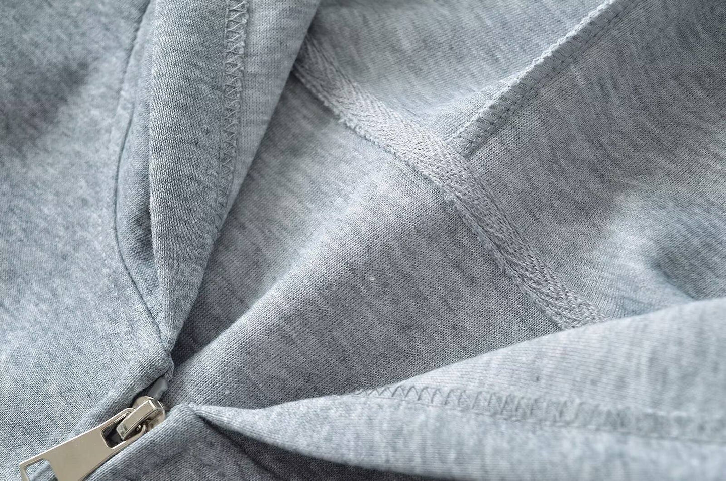 American retro waist-cinching hooded sweatshirt