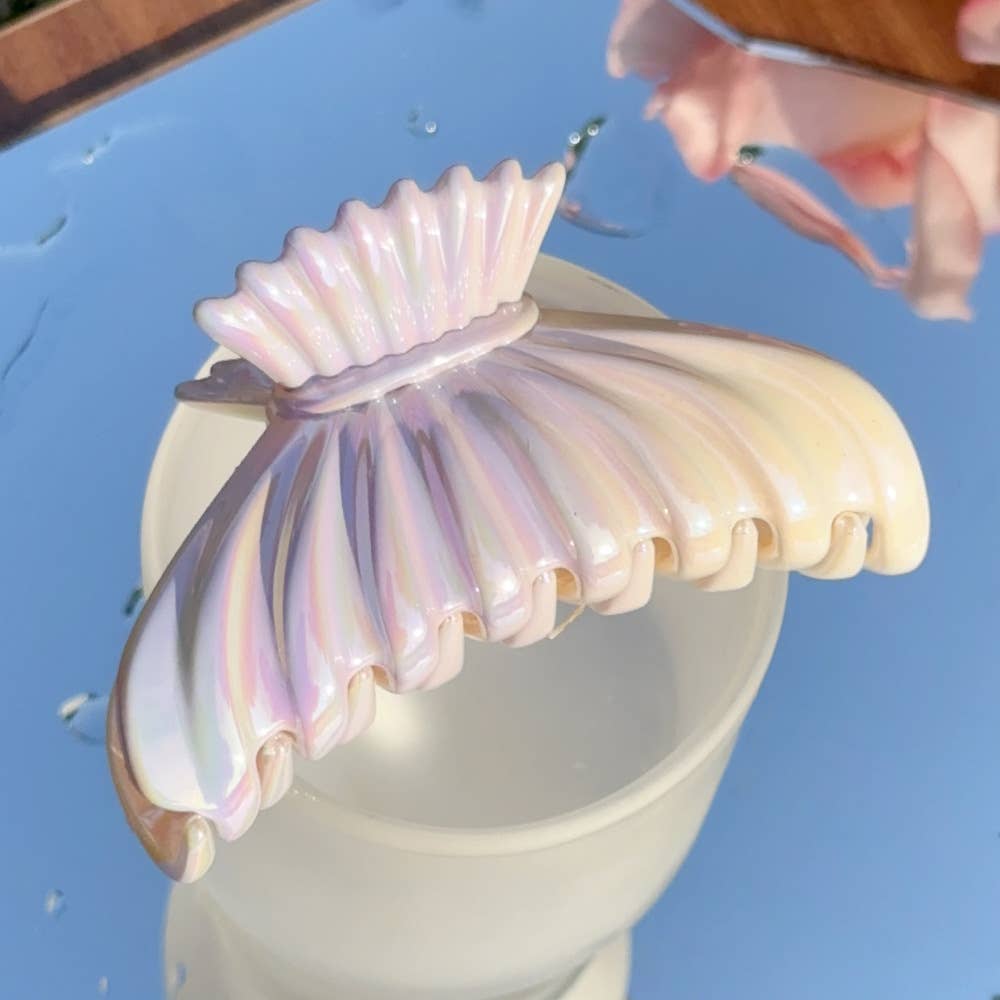 Candy gradient color fish tail bow tie hair grab