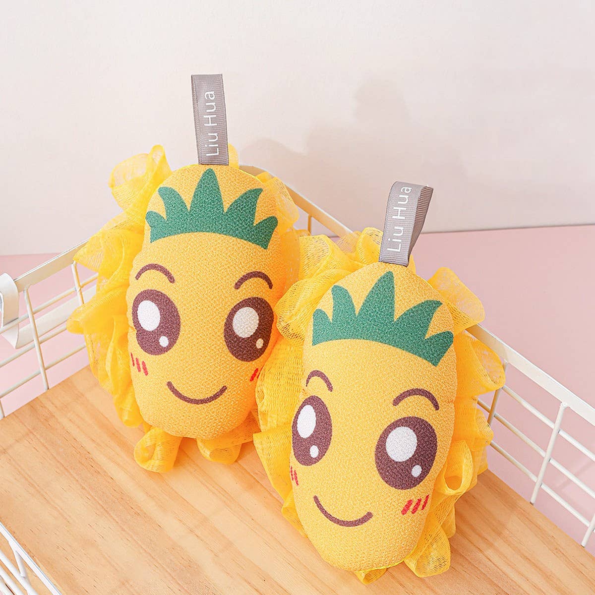 BATH POUF SMALL PINEAPPLE BATH TOWEL BATH FLOWER_CWMM3353