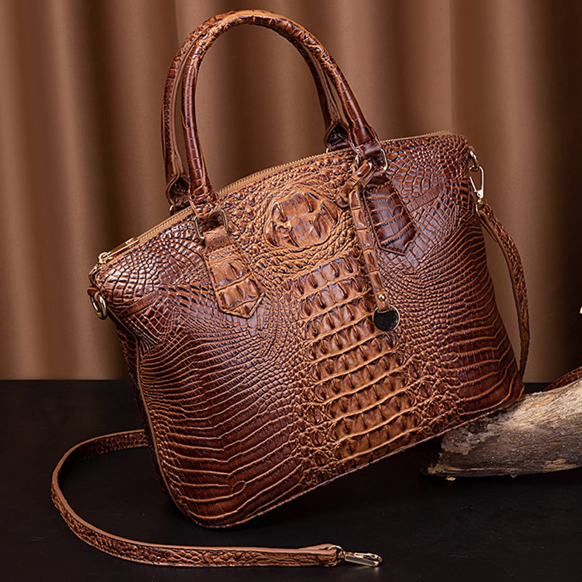 FASHION CROCODILE DESIGN HANDBAG SHELL BAG_CWAB0570
