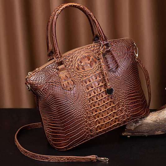 FASHION CROCODILE DESIGN HANDBAG SHELL BAG_CWAB0570