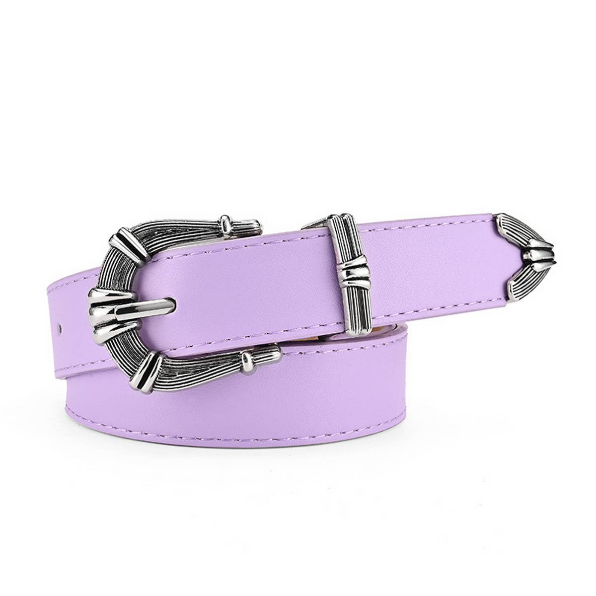 WOMEN TRENDY BELT WITH GUN BUCKLE_CWABE0367