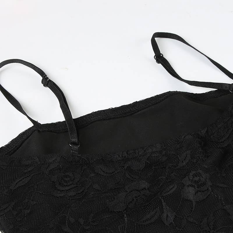 Irregular hemline high waist mesh long dress