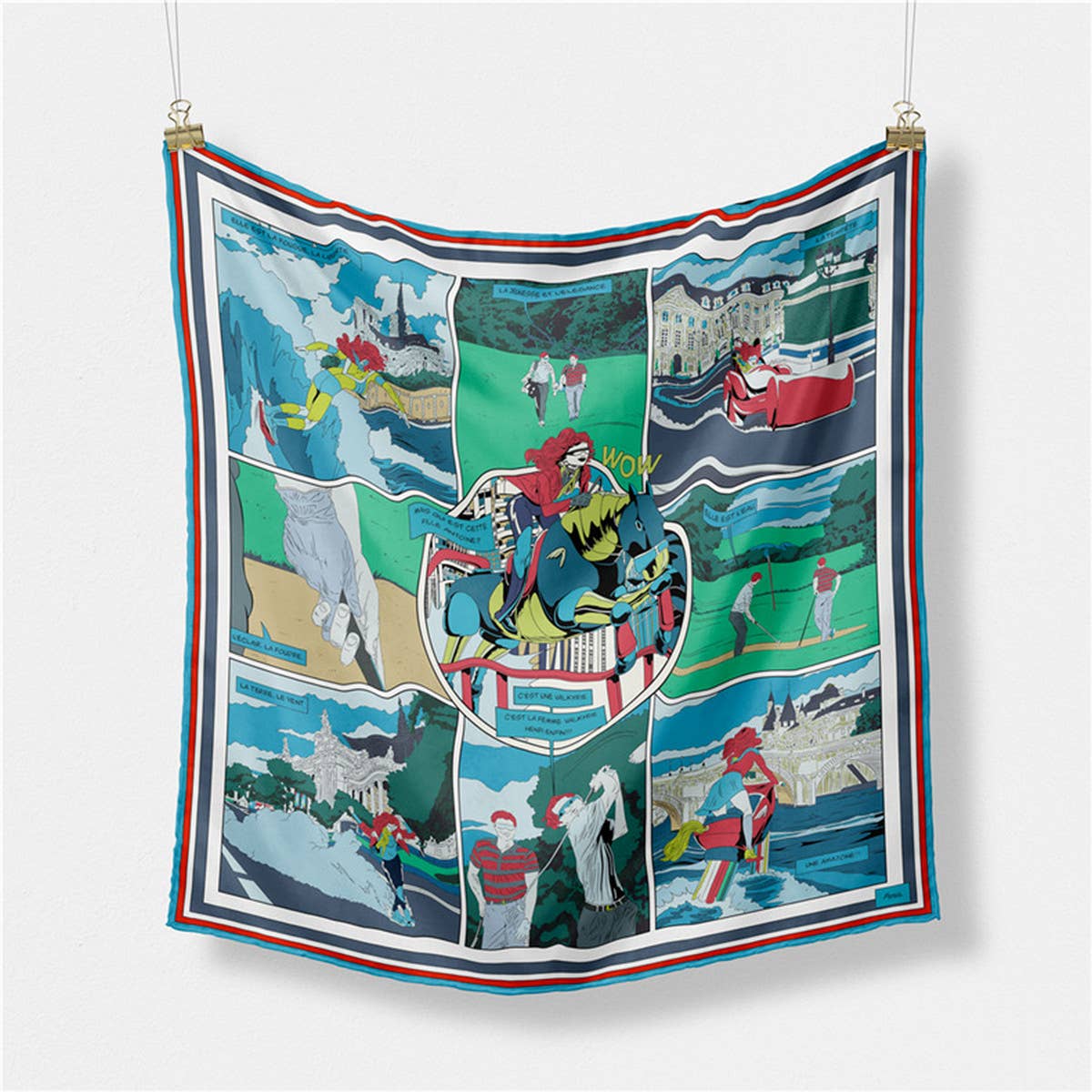 UV Protection Scarf - Lightweight Satin Square