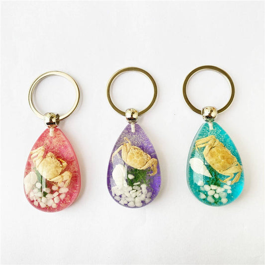 NEW LUMINOUS CRAB OCEAN CAR KEYCHAIN PENDANT