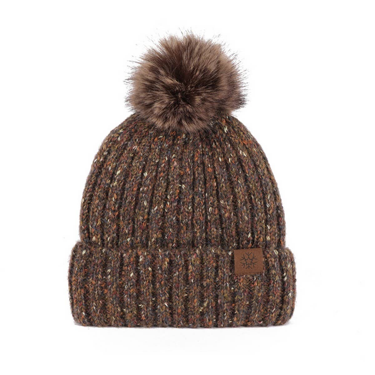 NEW WINTER OUTDOOR WARM PLUSH BALL KNITTED HAT_CWAH2452