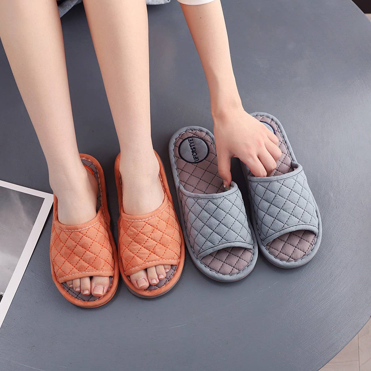 Machine Washable Indoor Slippers for Couples